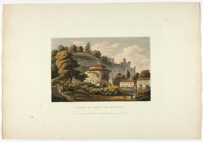 Remus és Romulus temploma, tizenhatos tábla Róma romjaiból alkotó: M. Dubourg