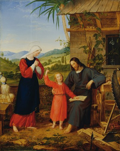 Szent Család alkotó: M. J. Pelizotti