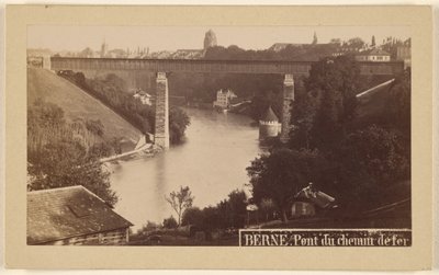 Bern. Chemin defer híd. alkotó: M. Vollenweider