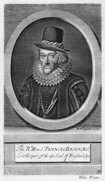 Sir Francis Bacon, St Albans vikomt, angol filozófus, tudós és államférfi. alkotó: M. van de Gucht
