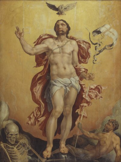 Krisztus győzelme a bűn és a halál felett alkotó: Maarten van Heemskerck