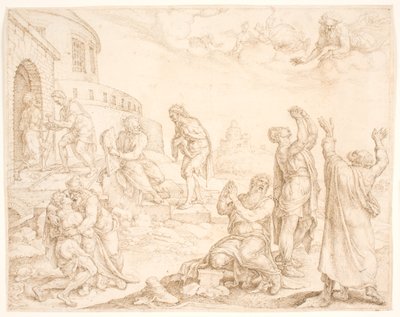 És bocsáss meg nekünk (og forlad os) alkotó: Maarten van Heemskerck