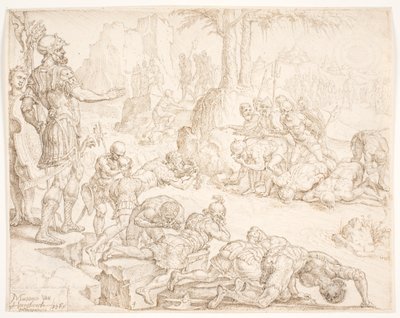 Gedeon hadseregének csökkentése alkotó: Maarten van Heemskerck