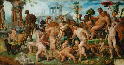 Bacchus diadalmenete, c. 1536 alkotó: Maarten van Heemskerck