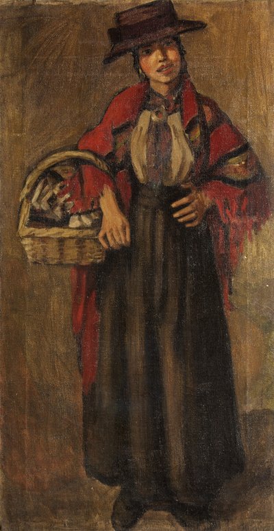 A cigány (olaj, vászon) alkotó: Mabel F. Layng