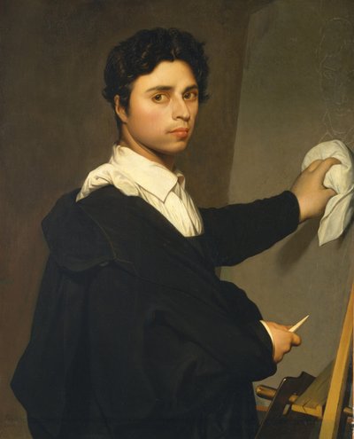 Ingres mint fiatal férfi, 1850-60 körül (olaj, vászon) alkotó: Madame Gustave Hequet