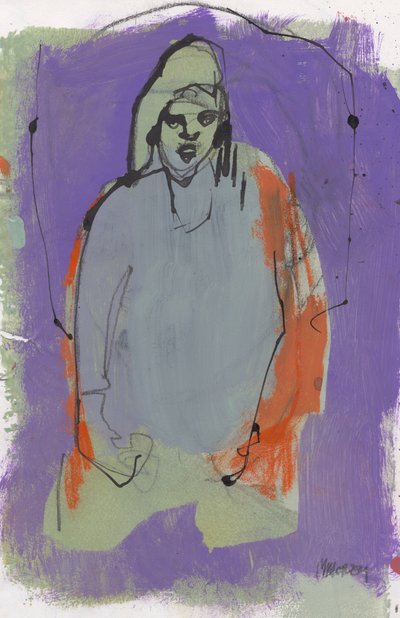 Sketchbook 10, 2024 (temperafesték, tinta, szén, papír) alkotó: Madgalena Morey