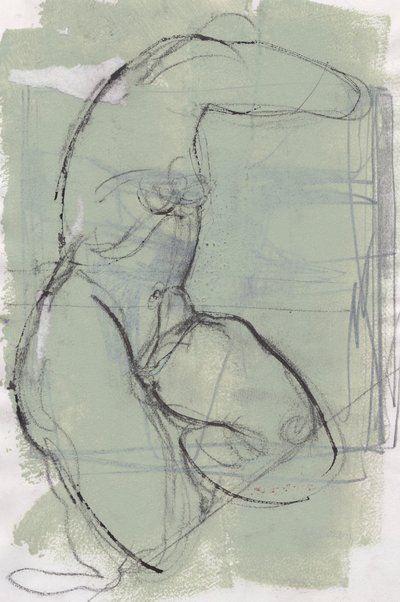Sketchbook 13, 2024 (temperafesték, szén, papír) alkotó: Madgalena Morey