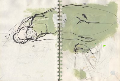 Sketchbook 19, 2024 (temperafesték, tinta, ceruza, papír) alkotó: Madgalena Morey