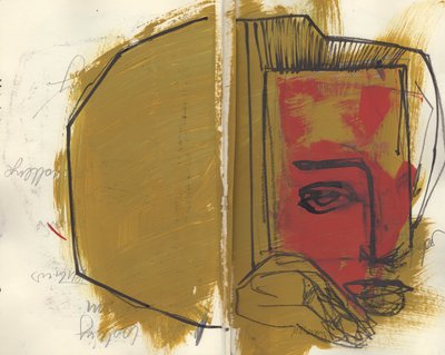 Sketchbook 38, 2025 (temperafesték, tus, ceruza, papír) alkotó: Madgalena Morey