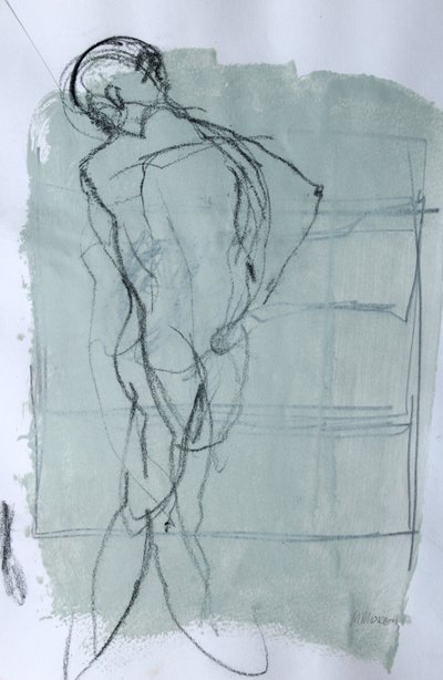 Sketchbook 46, 2025 (temperafesték, szén, papír) alkotó: Madgalena Morey
