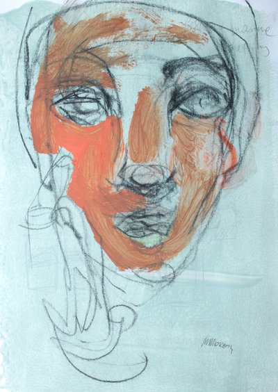 Sketchbook 47, 2025 (temperafesték, szén, papír) alkotó: Madgalena Morey