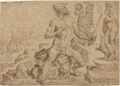Simeon pátriárka alkotó: Maerten van Heemskerck