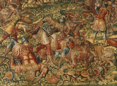 Gideon története, 16. század vége (selyem és gyapjú) alkotó: Maerten van Heemskerck