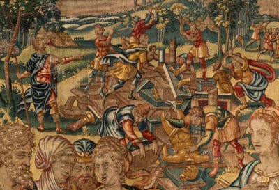 Gideon története, 16. század vége (selyem és gyapjú) alkotó: Maerten van Heemskerck