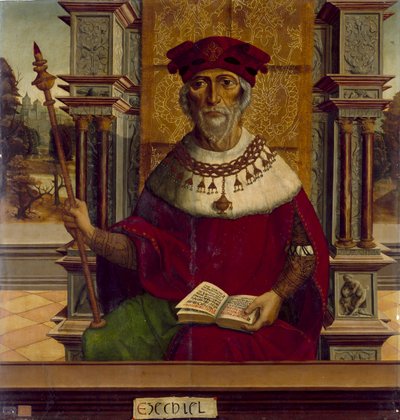 Ezékiel próféta, c. 1525 alkotó: Maestro de Becerril