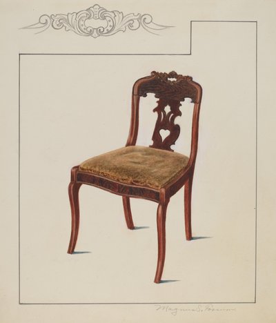 Szék, c. 1936. alkotó: Magnus S. Fossum