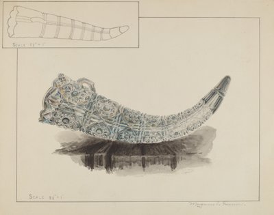 Üvegvirágtartó, c. 1936. alkotó: Magnus S. Fossum