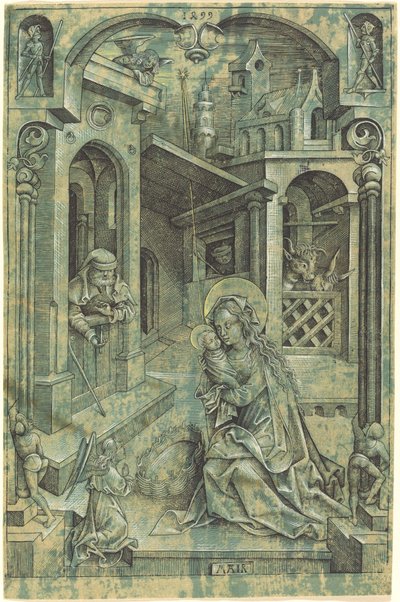 A Születés alkotó: Mair von Landshut