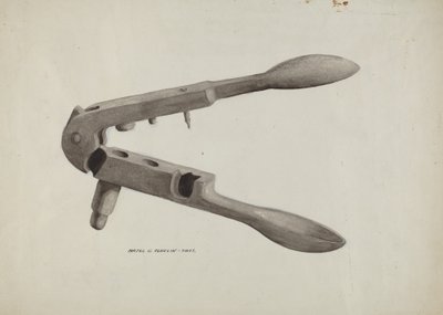 Bullet Mold, c. 1937. alkotó: Majel G. Claflin