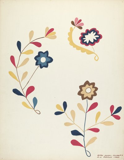 Tervezés a javasolt portfólióból, 19351942. alkotó: Majel G. Claflin