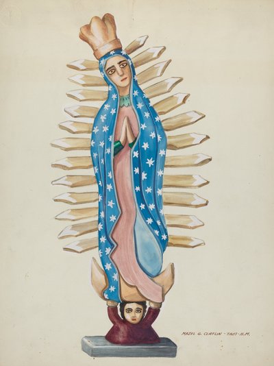 Guadalupe Wood Holy or Bulk, c. 1937. alkotó: Majel G. Claflin