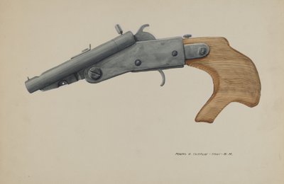 Pisztoly alkotó: Majel G. Claflin