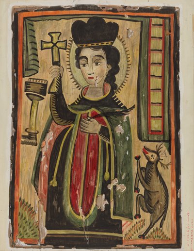 Oltárkép - Szent Prokopiusz, 19351942. alkotó: Majel G. Claflin