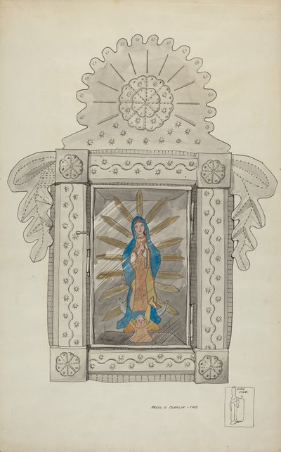 Guadeloupe ömlesztett bádogrés, c. 1936. alkotó: Majel G. Claflin