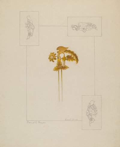 Hajtű, c. 1937. alkotó: Manuel G. Runyan