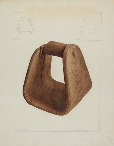 Nyeregkengyel, c. 1938. alkotó: Manuel G. Runyan