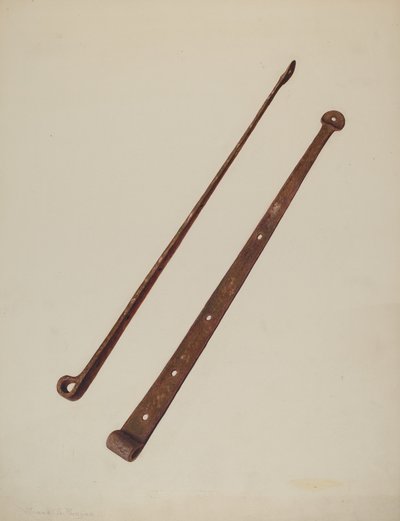Szíjpántok, c. 1939. alkotó: Manuel G. Runyan