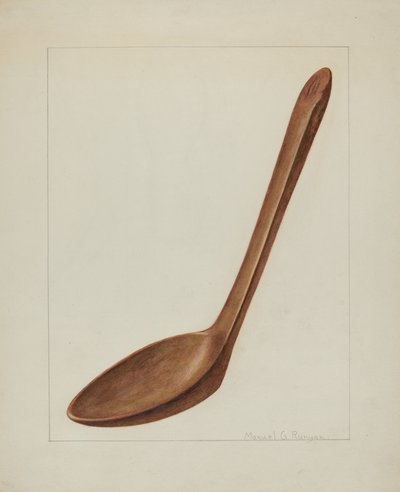 Fa spatula, c. 1938. alkotó: Manuel G. Runyan