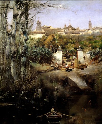 December Sevillában alkotó: Manuel Garcia y Rodriguez