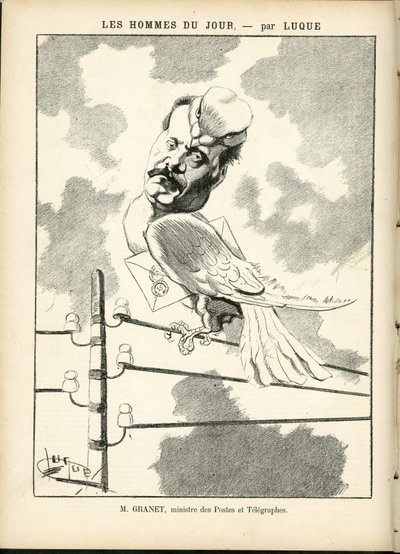 Manuel Luque (1854-1919) illusztrációja a La Caricature-ben (1880) alkotó: Manuel Luque