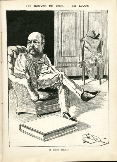 Manuel Luque (1854-1919) illusztrációja a La Caricature-ben (1880) alkotó: Manuel Luque