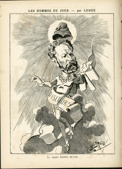 Manuel Luque (1854-1919) illusztrációja a La Caricature-ben (1880) alkotó: Manuel Luque