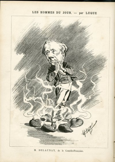 Manuel Luque (1854-1919) illusztrációja a La Caricature (1880) borítójához alkotó: Manuel Luque