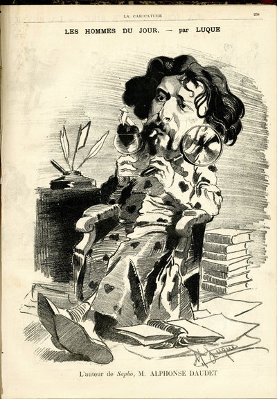 Manuel Luque (1854-1919) illusztrációja a karikatúra (1880) borítójához alkotó: Manuel Luque