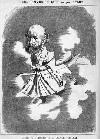 Octave Feuillet (1821-1890) francia író. alkotó: Manuel Luque