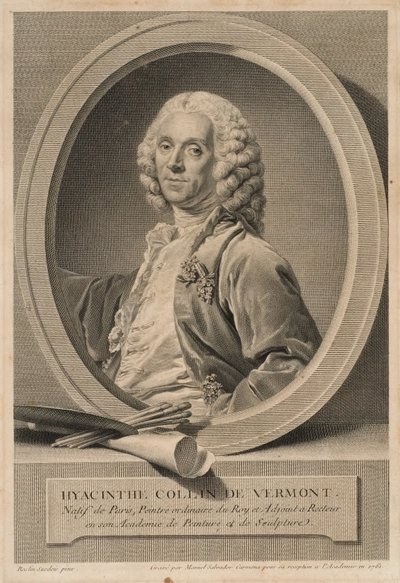 Hyacinthe Collin de Vermont, 1693-1761, festő és az akadémia tagja alkotó: Manuel Salvador Carmona