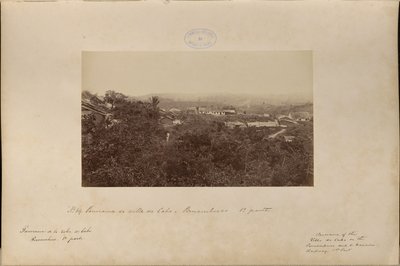 Panoráma a cabói villáról, Pernambuco - 1. rész alkotó: Marc Ferrez