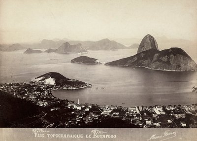 Kilátás Botafogo, Brazília alkotó: Marc Ferrez