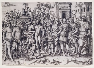 A Triumph (metszet) alkotó: Marcantonio Raimondi