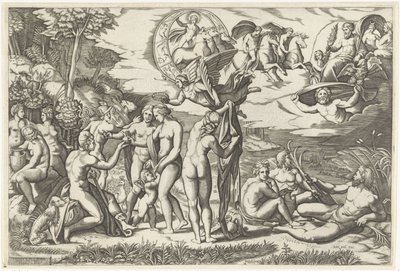 Párizs ítélete alkotó: Marcantonio Raimondi