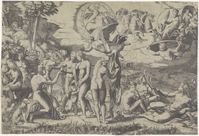 Párizs ítélete alkotó: Marcantonio Raimondi