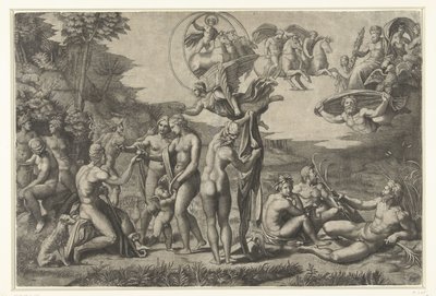 Párizs ítélete alkotó: Marcantonio Raimondi