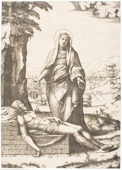 A Pietà alkotó: Marcantonio Raimondi