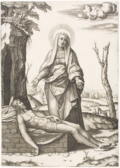 A Pieta alkotó: Marcantonio Raimondi