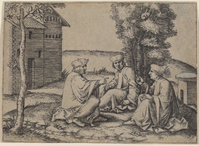 A három orvos alkotó: Marcantonio Raimondi